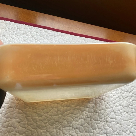 Anchor Hocking Ovenware Square Baking Dish 8"x 8" x 2.25" Peach Baking Pan - Picture 6 of 7